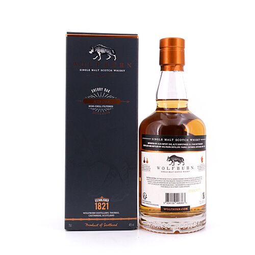 Wolfburn Aurora 50% Sherry Oak 0,70 Liter/ 46.0% vol Produktbild