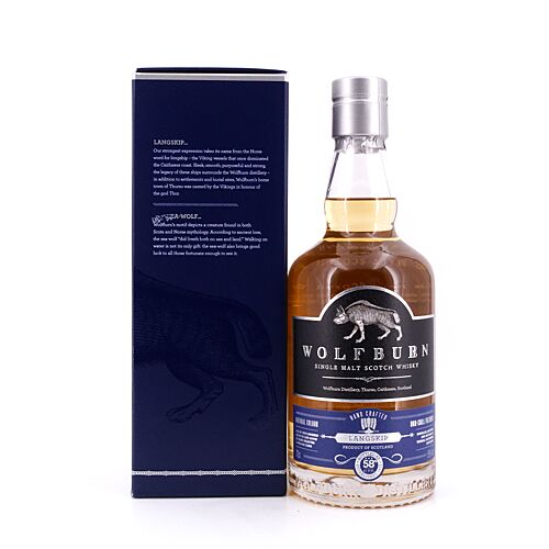 Wolfburn Langskip Batch strength 0,70 Liter/ 58.0% vol Produktbild