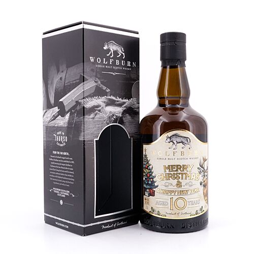 Wolfburn X-mas Edition 10 Jahre Sherry Casks Jahrgang 2014 Merry Christmas Limited Edition 0,70 Liter/ 46.0% vol Produktbild