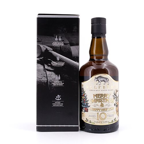 Wolfburn X-mas Edition 10 Jahre Sherry Casks Jahrgang 2014 Merry Christmas Limited Edition 0,70 Liter/ 46.0% vol Produktbild