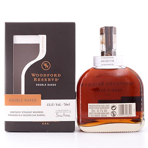 Woodford Double Oaked in Geschenkpackung 0,70 Liter/ 43.2% vol Produktbild