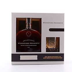 Woodford Reserve Distillers Select in Geschenkpackung mit Tumbler Produktbild