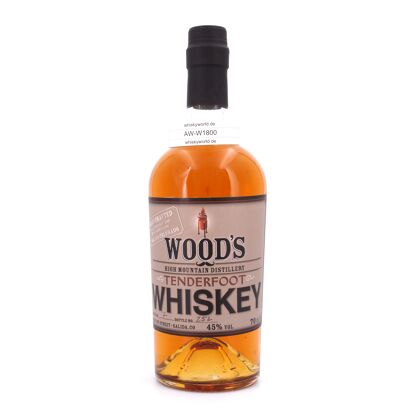 Wood's Tenderfoot Whiskey  0,70 Liter/ 45.0% vol