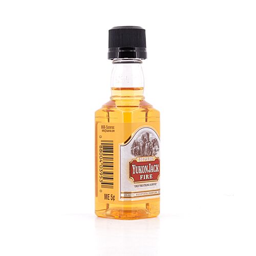 Yukon Jack Fire Likör Miniatur PET-Flasche 0,050 Liter/ 50.0% vol Produktbild
