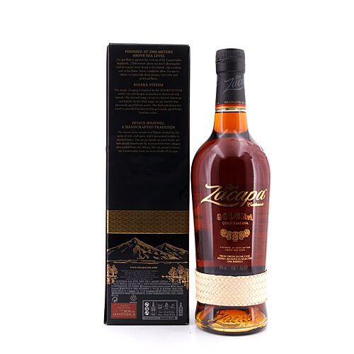 Zacapa Centenario Solera  0,70 Liter/ 40.0% vol Produktbild